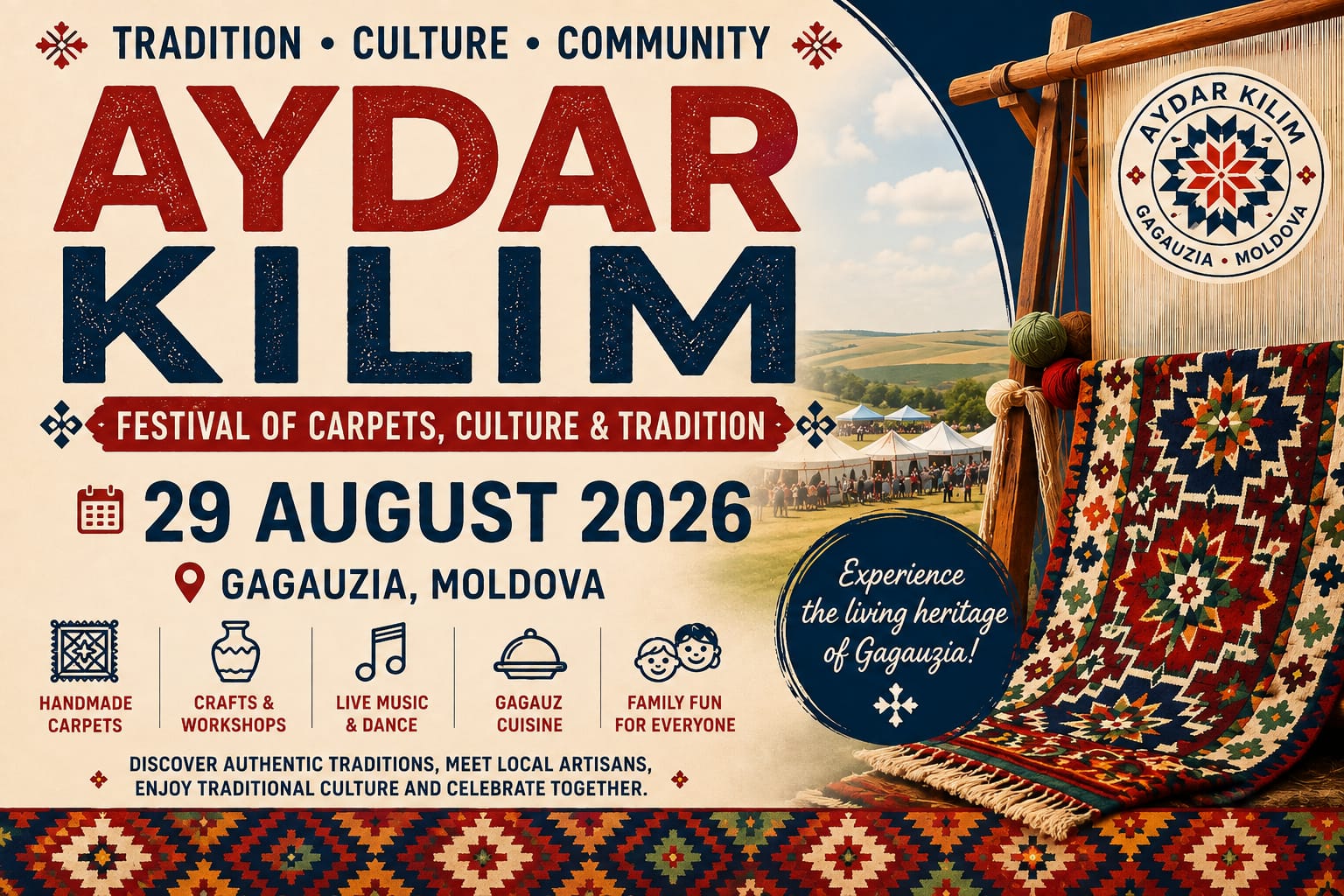 Aydar Kilim Festival Tour — 29 August 2026