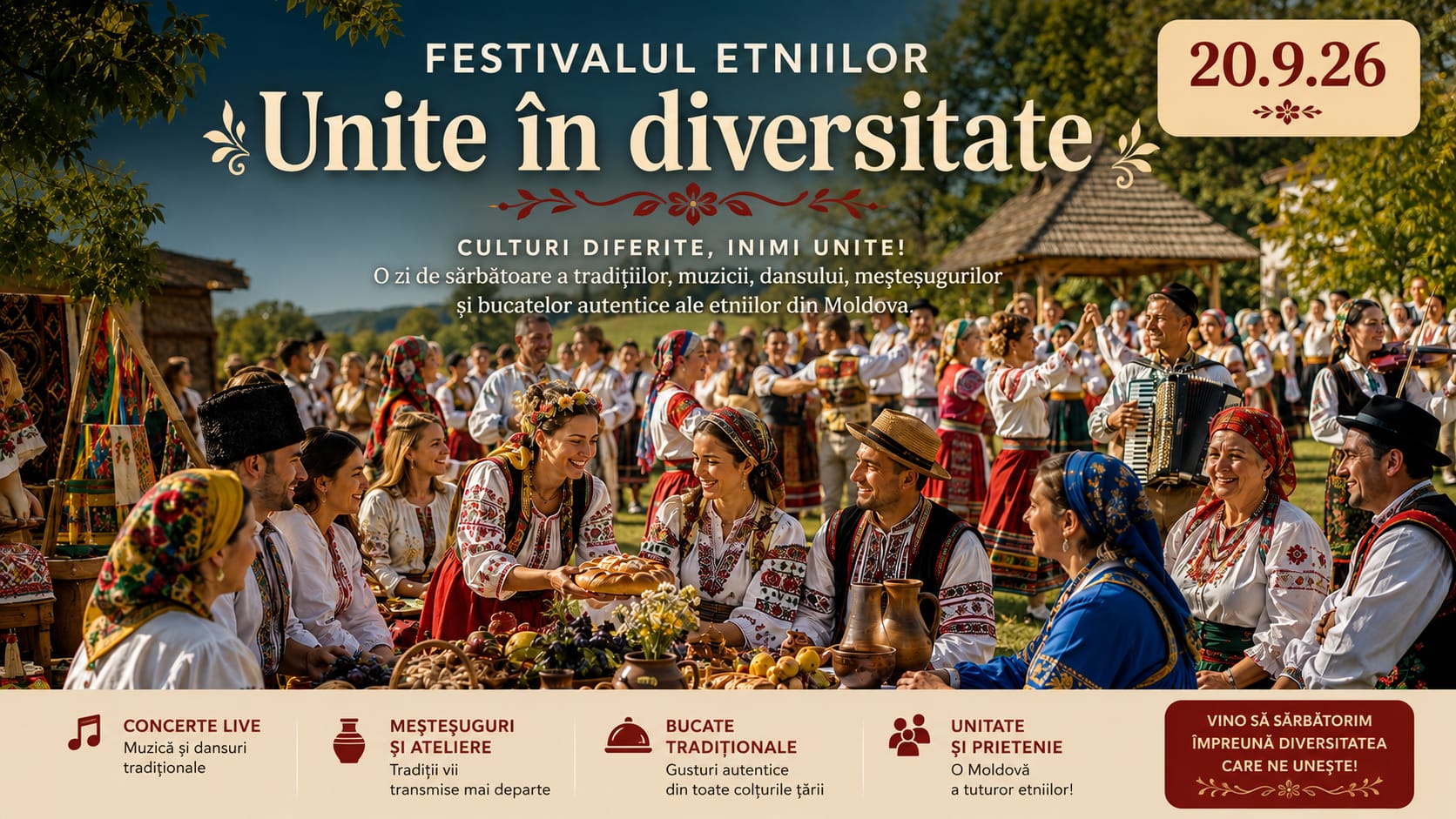 Chișinău Walking Tour + Festivalul Etniilor