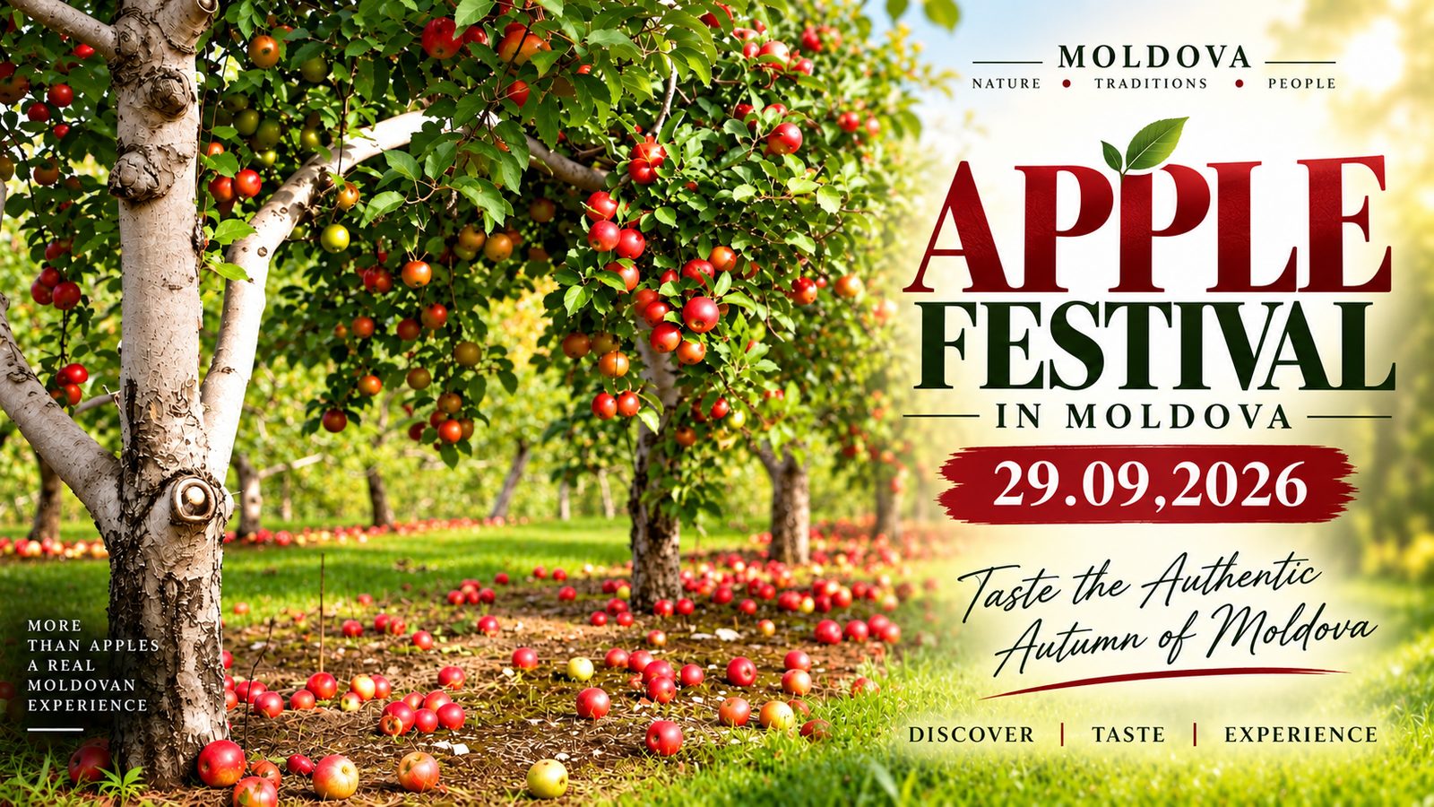 🍎 Festivalul Mărului în Moldova — 29.09.2026